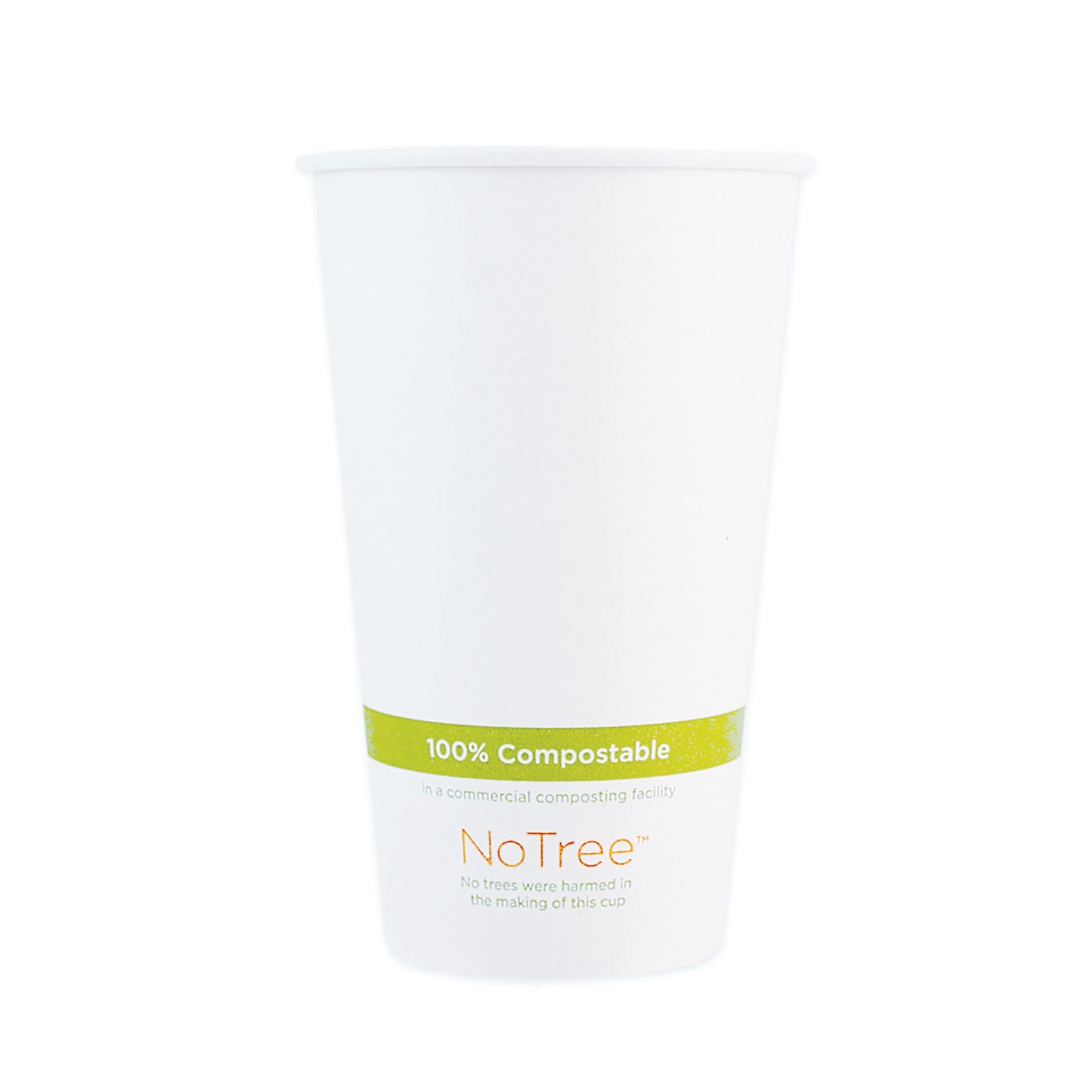 World Centric NoTree Paper Hot Cups, 16 oz, Natural, 1,000/Carton