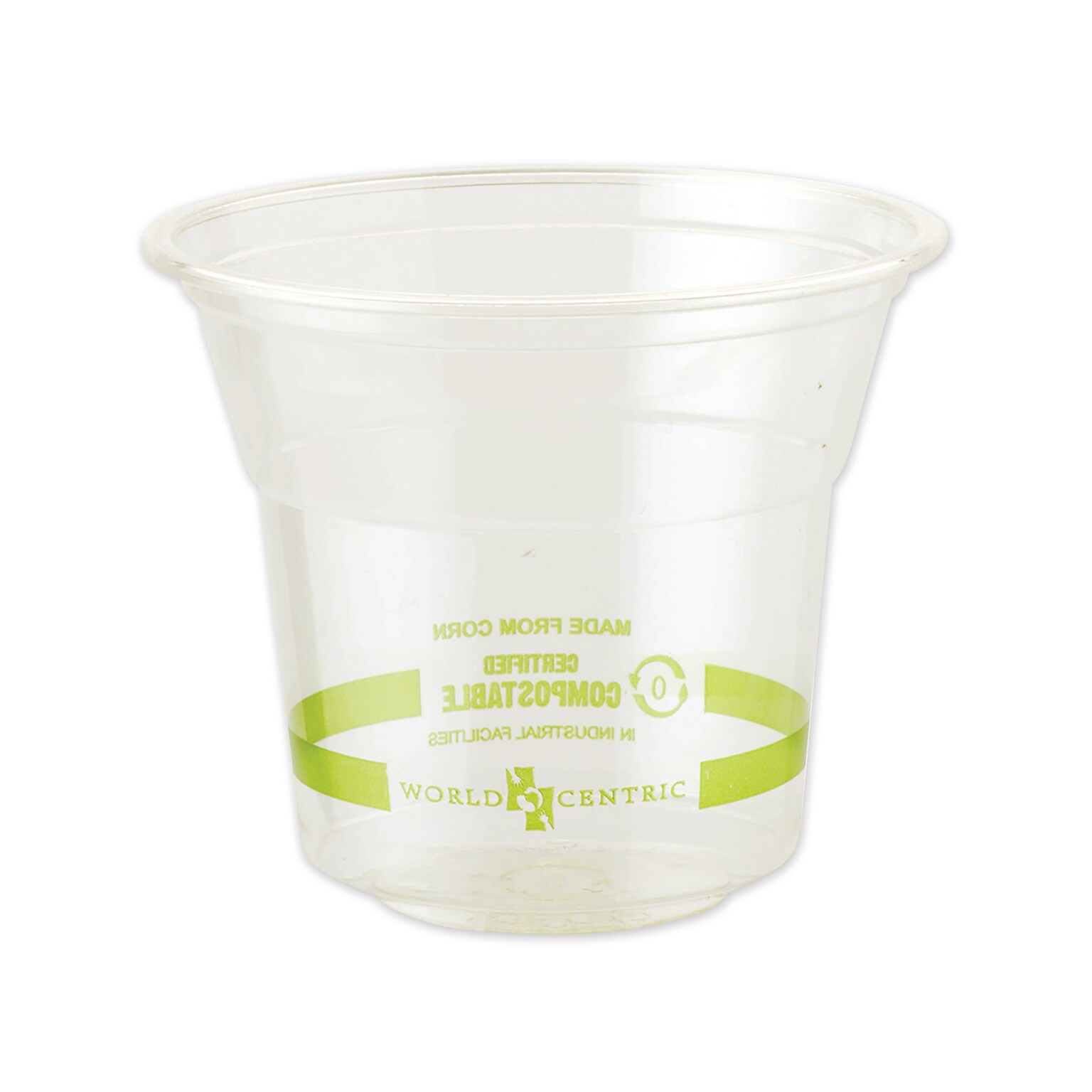 World Centric Clear Cold Cups, 10 oz, Clear, 1,000/Carton