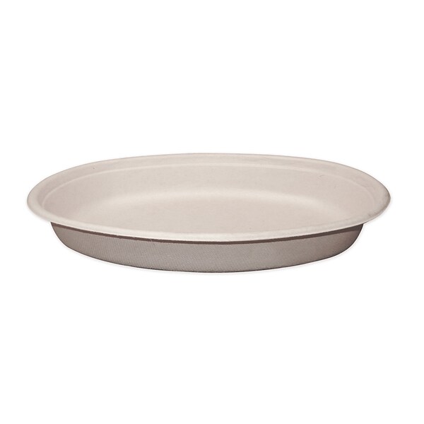 World Centric Fiber Burrito Bowls, 9.7 dia x 1.6, 32 oz, Natural, 300/Carton
