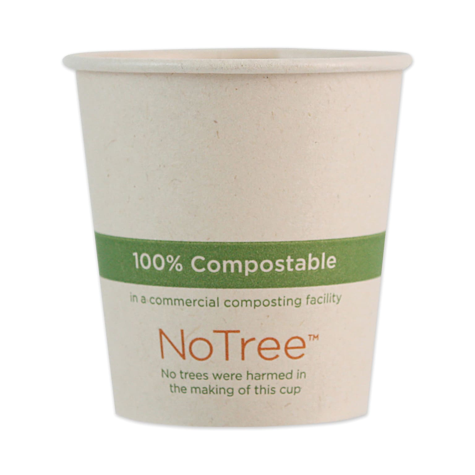 World Centric Paper Hot Cups, 4 oz., Natural, 1,000/Carton (WORCUSU4)