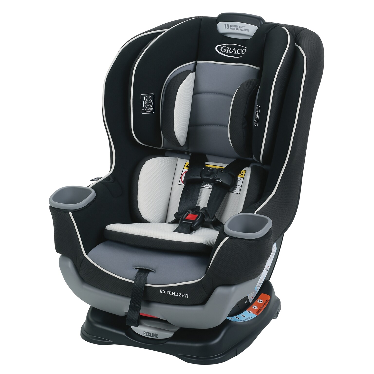 Graco Extend2Fit Convertible Car Seat, Gotham (1963212)