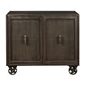 Right2Home Hyde Two Door Accent Chest with Trolley-Style Wheels 42L x 16W x 37.5H (DS-P006005)