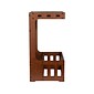 Mind Reader Wood Wine Holder and Glass Rack, Brown (PWGRACK-BRN)