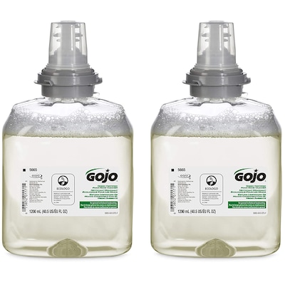 GOJO Foaming Hand Soap Refill for TFX Dispenser, 2/Carton (5665-02)