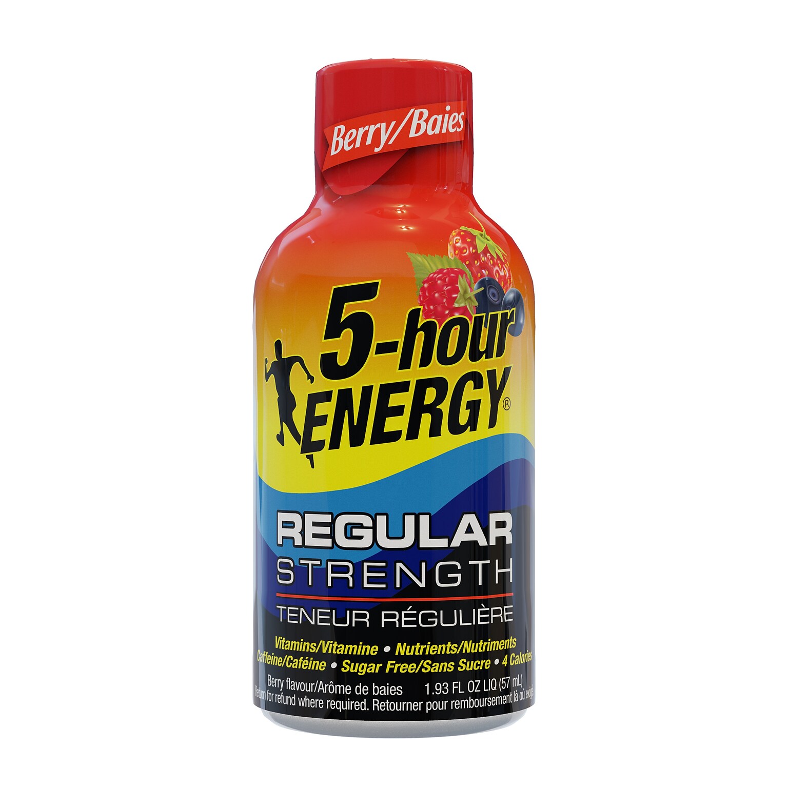 5-Hour Energy Berry Shots Drink, 1.93 fl. oz., 12/Box (LVS500181)