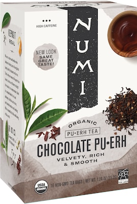 Numi Organic Puerh Chocolate Puerh Tea, 16/Box (NOT10360)