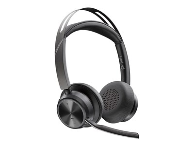 Plantronics Voyager Focus 2 Noise Canceling Bluetooth On Ear Phone & Computer Headset, Black (213727
