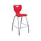 MooreCo Hierarchy Polypropylene Kids Stool, Red (53221RedNACH)