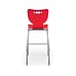 MooreCo Hierarchy Polypropylene Kids Stool, Red (53221RedNACH)