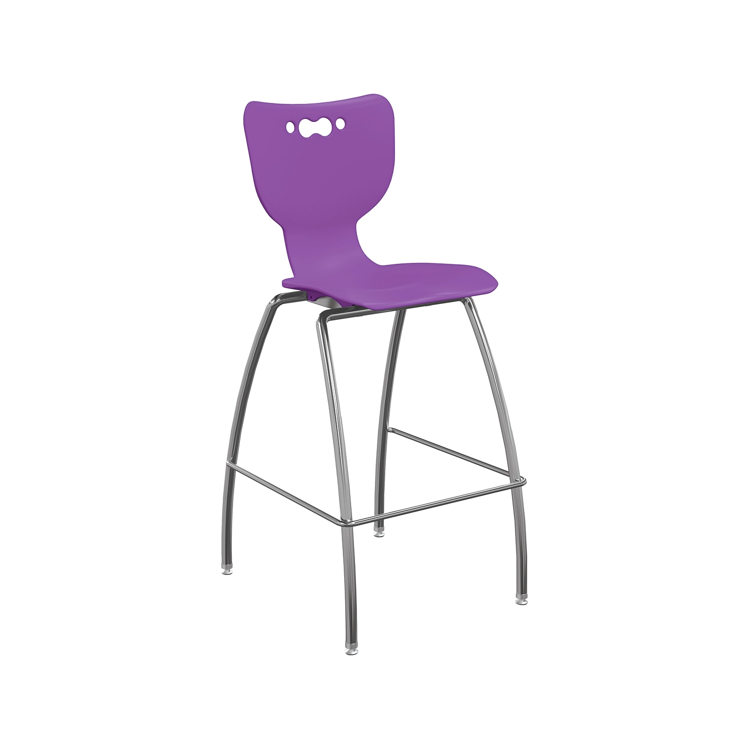 MooreCo Hierarchy Polypropylene Kids Stool, Purple (53221PurpNACH)