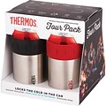 Thermos 2700ARP4 12-Ounce Stainless Steel Beverage Can Insulators, 4 pk (THR2700ARP4)