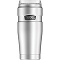 Thermos 20-Ounce Stainless Steel Travel Tumbler with 360 degrees  Drink Lid, Silver (SK1200ST4)