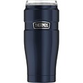 Thermos 32-Ounce Stainless Steel Travel Tumbler with 360 degrees  Drink Lid, Midnight Blue (SK1300MB4)