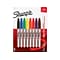 Sharpie Permanent Markers, Fine Tip, Assorted Colors, 8/Pack (30217)