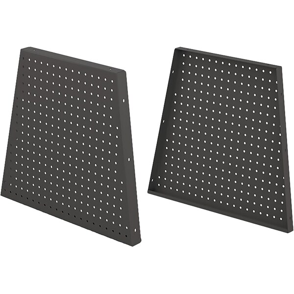 MooreCo Hierarchy 22 Peg Side Panel, Black, 2/Pack (52990-Black)