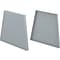 MooreCo Hierarchy 22 Peg Side Panel, Cool Gray, 2/Pack (52990-Grey)