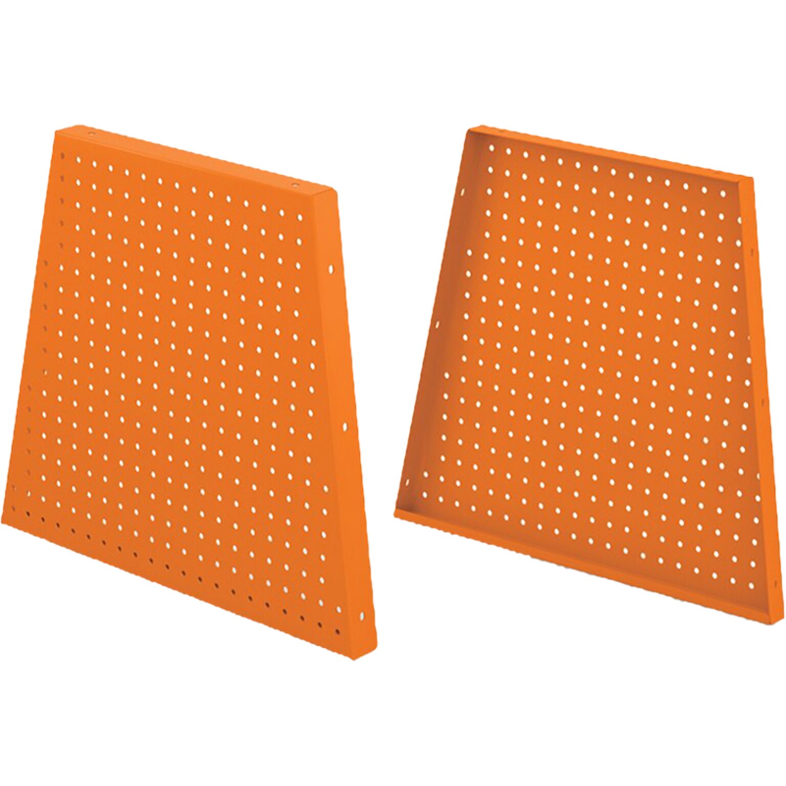 MooreCo Hierarchy 22 Peg Side Panel, Orange, 2/Pack (52990-Orange)