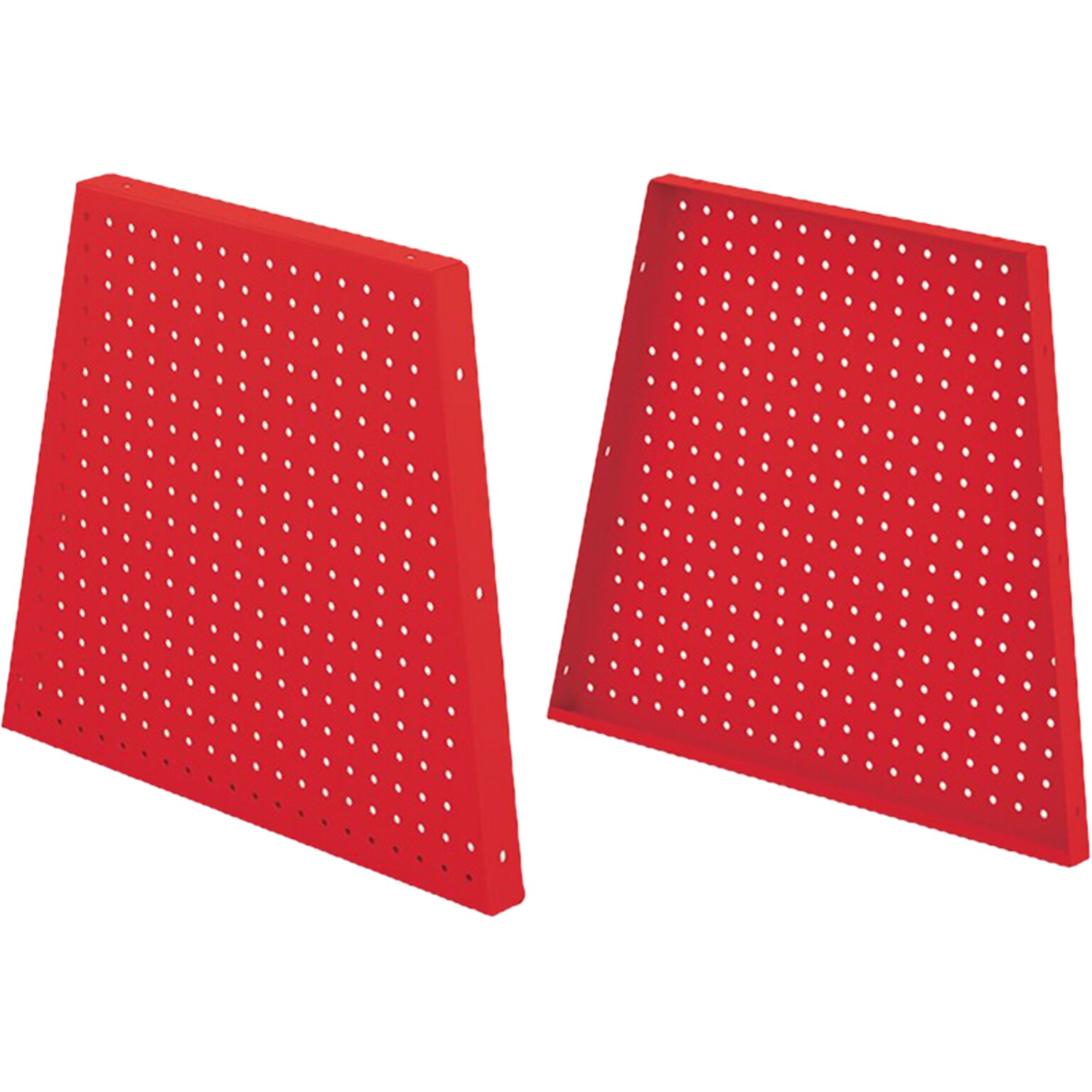 MooreCo Hierarchy 22 Peg Side Panel, Red, 2/Pack (52990-Red)