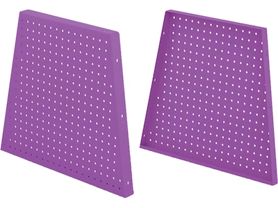 MooreCo Hierarchy 22 Peg Side Panel, Purple, 2/Pack (52990-Purple)