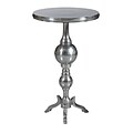 Right2Home 16 Inches Wide Accent Table Polished Aluminum (DS-D051021)