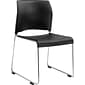 NPS 8800 Series Stacking Chair, Black, 4 Pack (8810-11-10/4)