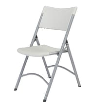 NPS 600 Series Blow Molded Folding Chairs, Speckled Gray/Textured Gray, 100 Pack (602/100)