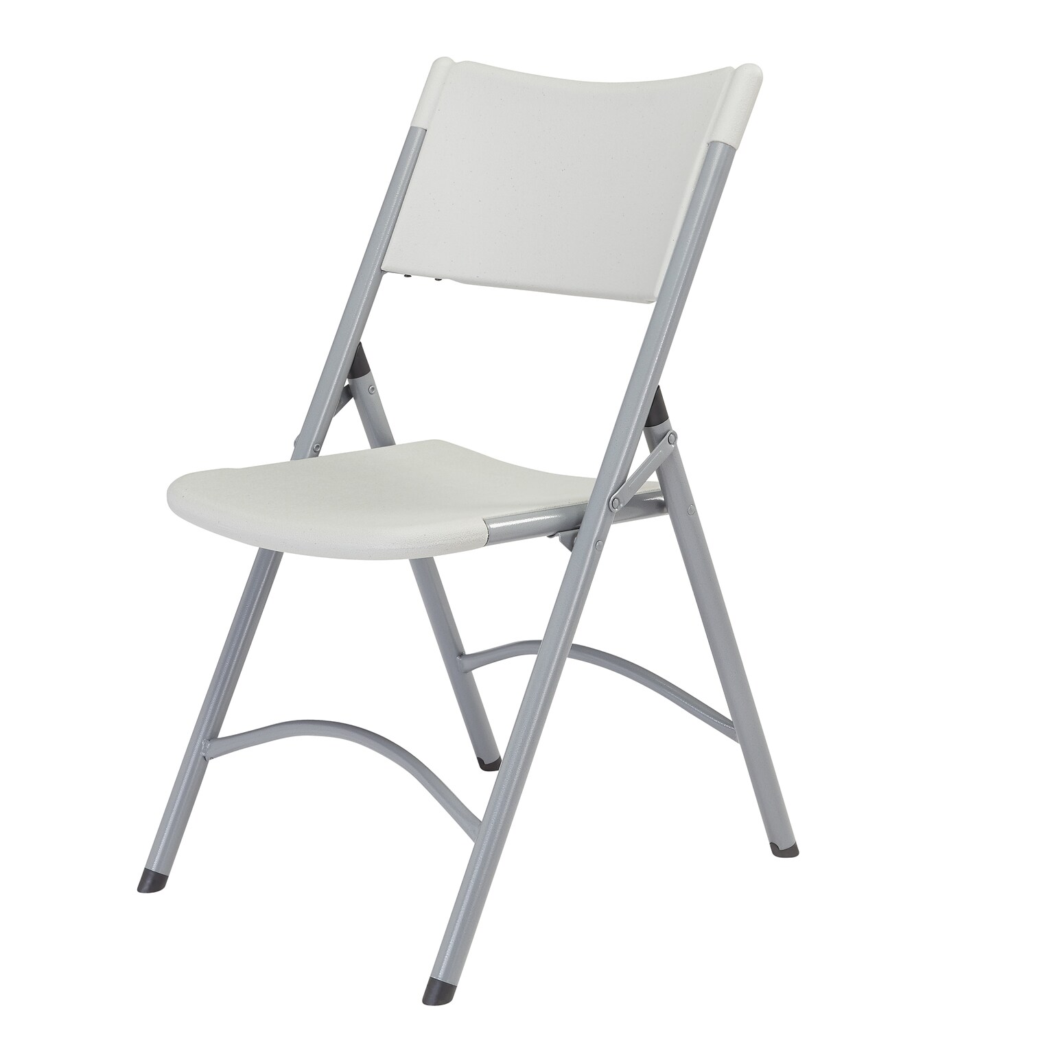 NPS 600 Series Plastic Folding Chair, Speckled Gray, 100/Pack (602/100)