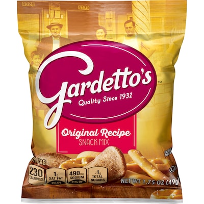 Gardettos Original Recipe Snack Mixes, 1.75 Oz., 60/Carton (GAR20026)