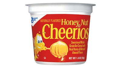 Cheerios Whole Grain Honey Nut Oat Cereal, 1.8 oz., 6/Box (GEM13898)