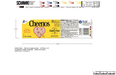 Cheerios Whole Grain Oat Cereal, 1.3 oz., 6/Box (GEM13896)