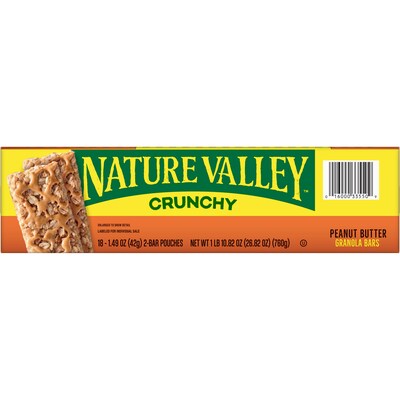 Nature Valley Peanut Butter Granola Bar, 18 Bars/Box (GEM33550)