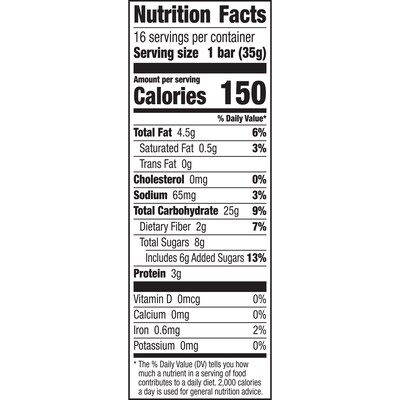 Nature Valley Fruit & Nut Nutrition Bar, 16 Bars/Box (GEM1512)