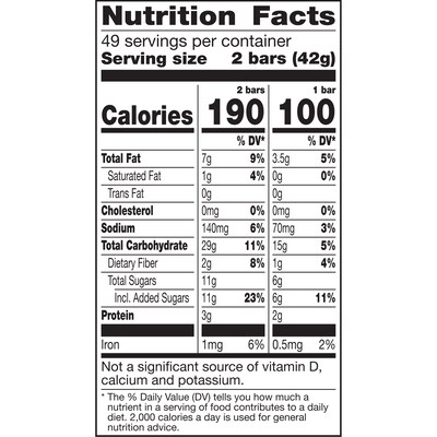 Nature Valley Oats & Honey Granola Bar, 1.49 oz., 49 Bars/Box (GEM12942)