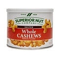 SUPERIOR NUT COMPANY Roasted Salted Cashews, 8 oz., 12 Bags/Pack (259-00006)