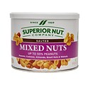 SUPERIOR NUT COMPANY Salted Mixed Nuts, 8 oz., 12 Bags/Pack (259-00003)