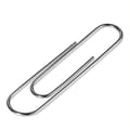 Officemate Gem Jumbo Paper Clips, Silver, 100/Box (99914)