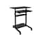 Mount-It! Mobile 32W Adjustable Standing Desk, Black (MI-7998B)