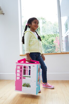 Mattel Barbie Dollhouse, Furniture, and Accessories, Pink  (FXG54)