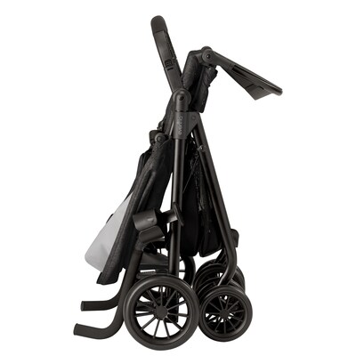 Evenflo Sibby Travel System with LiteMax 35 Infant Car Seat, Charcoal (56231975)