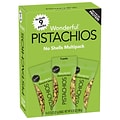 Wonderful Pistachios Roasted & Salted, No Shells, 0.75 oz., 9 Bags/Box, 4 Boxes/Carton (PAR91100)