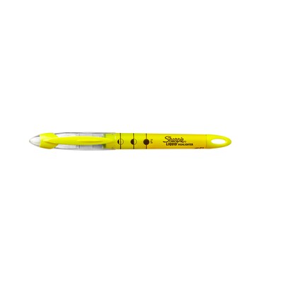 Sharpie Liquid Highlighter, Chisel Tip, Yellow, Dozen (1754463)