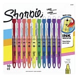 Sharpie Liquid Highlighters, Chisel, Assorted Colors, 10/Pack (24415PP)