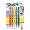 Sharpie Liquid Highlighter, Chisel Tip, Assorted, 5/Pack (24575PP)