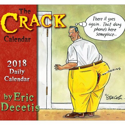 2018 Sellers Publishing, Inc. 5 x 6 Crack Calendar By Eric Decetis, The Boxed Daily Calendar