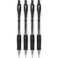 Pilot G2 Retractable Gel Pens, Extra Fine Point, Black Ink, 4/Pack (31055)