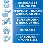 Pilot G2 Retractable Gel Pens, Fine Point, Blue Ink, 36/Pack (84066)