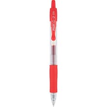 Pilot G2 Retractable Gel Pens, Extra Fine Point, Red Ink, Dozen (31004)