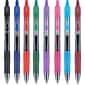 Pilot G2 Retractable Gel Pens, Fine Point, Assorted Ink, 8/Pack (31128)