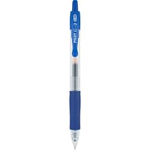 Pilot G2 Retractable Gel Pens, Ultra Fine Point, Blue Ink, Dozen (31278)