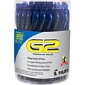 Pilot G2 Retractable Gel Pens, Fine Point, Blue Ink, 36/Pack (84066)